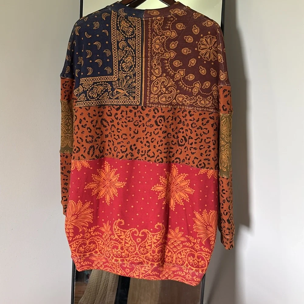 FARM Rio Multicolor Patchwork Sweatshirt - Picture 10 of 11